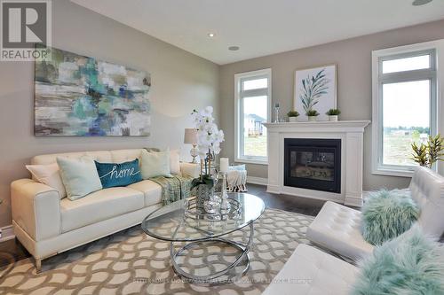Lot 15 Anchor Road, Thorold, ON - Indoor Photo Showing Living Room With Fireplace