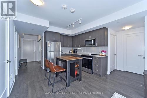 #1616 -2550 Simcoe Street St, Oshawa, ON - Indoor Photo Showing Kitchen With Stainless Steel Kitchen