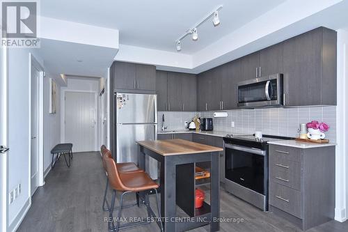 #1616 -2550 Simcoe Street St, Oshawa, ON - Indoor Photo Showing Kitchen With Stainless Steel Kitchen With Upgraded Kitchen