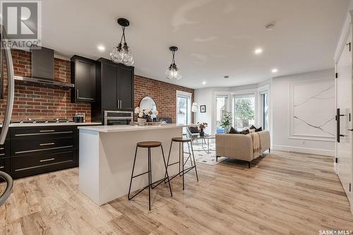 1007 Osler Street, Saskatoon, SK - Indoor Photo Showing Kitchen With Upgraded Kitchen
