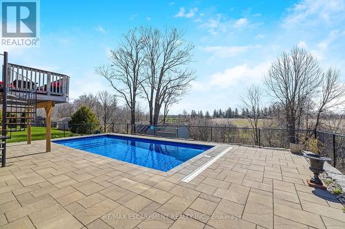 168 Parkinson Dr, Guelph/Eramosa, ON - Outdoor With In Ground Pool With Deck Patio Veranda