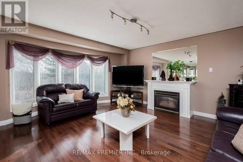 113 Sierra Court, Vaughan, ON - Indoor Photo Showing Living Room With Fireplace