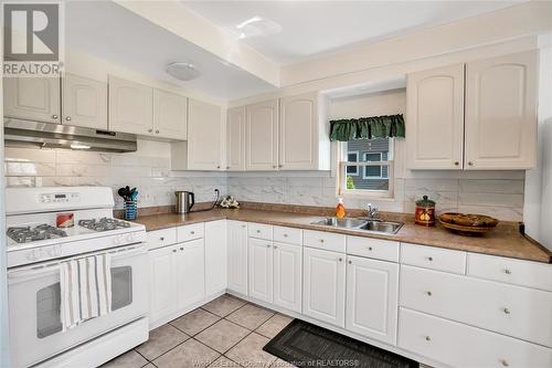 1248 Front Road North, Amherstburg, ON - Indoor Photo Showing Kitchen With Double Sink