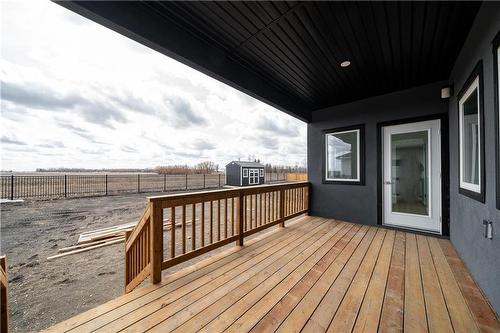 35 Chimney Swift Way, St Adolphe, MB - Outdoor With Deck Patio Veranda With Exterior
