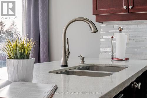 16 Torraville St, Brampton, ON - Indoor Photo Showing Kitchen With Double Sink