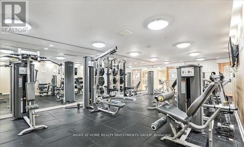 #713 -225 Webb Dr, Mississauga, ON - Indoor Photo Showing Gym Room