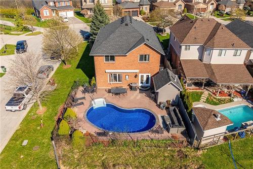 25 Richdale Drive, Hamilton, ON - Outdoor With In Ground Pool With Deck Patio Veranda