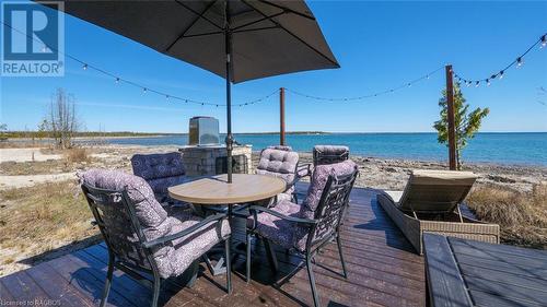 34 Orchid Trail, Northern Bruce Peninsula, ON - Outdoor With Body Of Water With View With Exterior