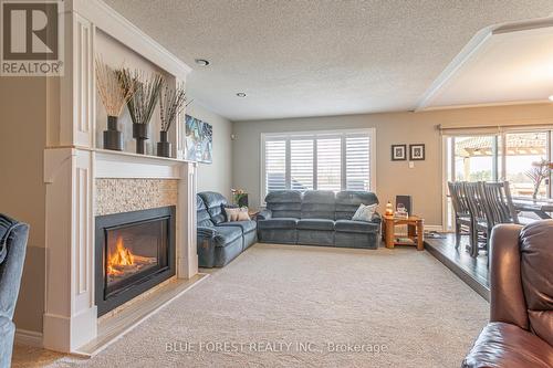 161 Wheeler Ave, Thames Centre, ON - Indoor Photo Showing Living Room With Fireplace