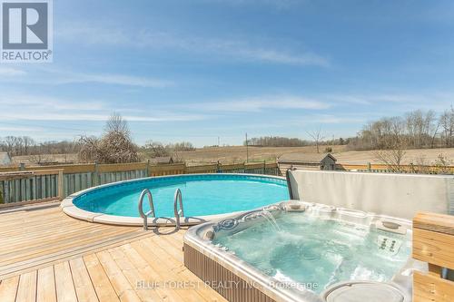 161 Wheeler Ave, Thames Centre, ON - Outdoor With Above Ground Pool