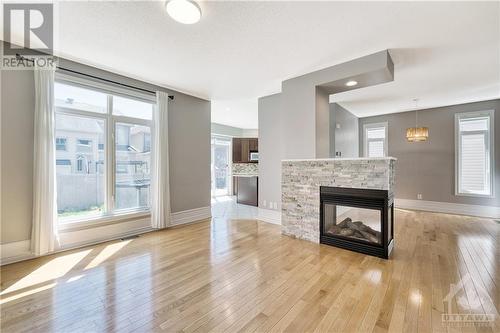 407 Fireweed Trail, Ottawa, ON - Indoor Photo Showing Living Room With Fireplace