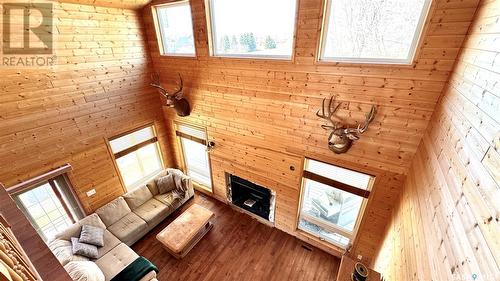 243 Ruby Drive, Hitchcock Bay, SK - Indoor With Fireplace