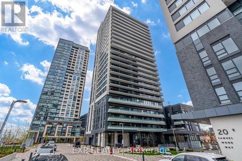 #1404 -30 Samuel Wood Way, Toronto, ON - Outdoor With Balcony With Facade