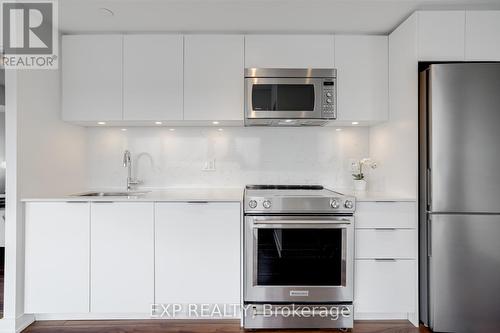 #1404 -30 Samuel Wood Way, Toronto, ON - Indoor Photo Showing Kitchen With Stainless Steel Kitchen With Upgraded Kitchen