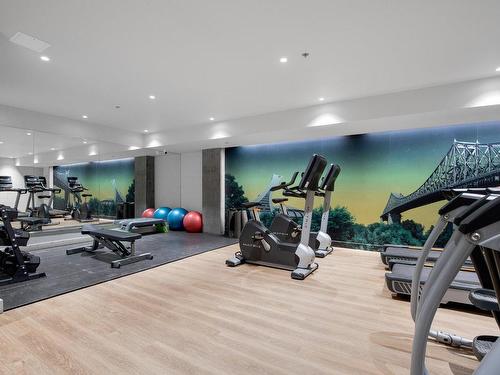 Exercise room - 1421-2120 Rue Ste-Catherine E., Montréal (Ville-Marie), QC - Indoor Photo Showing Gym Room