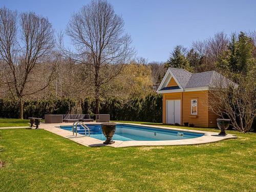 Pool - 1115 Rue Des Anciens, Prévost, QC - Outdoor With In Ground Pool With Backyard