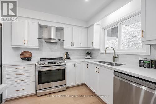 221 Beech Ave, Toronto, ON - Indoor Photo Showing Kitchen With Double Sink With Upgraded Kitchen