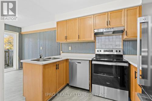 7 - 4 Farnham Drive, Brampton (Northwood Park), ON - Indoor Photo Showing Kitchen With Double Sink