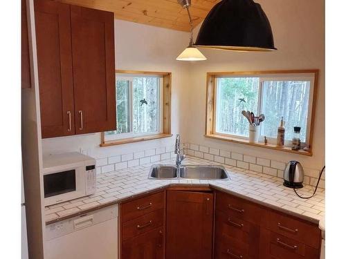 334 Halibut Hill Rd, Mudge Island, BC - Indoor Photo Showing Kitchen With Double Sink
