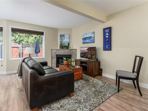 22-2160 Hawk Dr, Courtenay, BC - Indoor Photo Showing Living Room With Fireplace