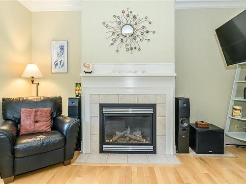 5-107 Atkins Rd, Salt Spring, BC - Indoor Photo Showing Living Room With Fireplace
