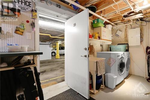 1821 Walkley Road Unit#35, Ottawa, ON - Indoor Photo Showing Laundry Room