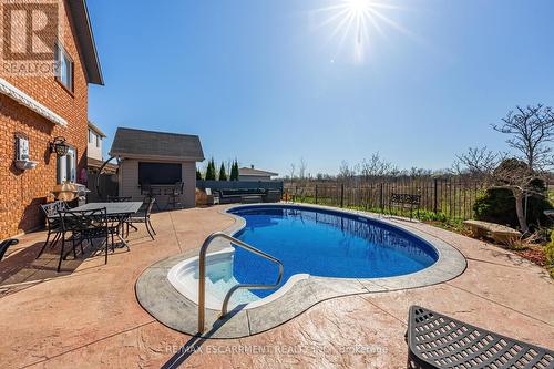 25 Richdale Dr, Hamilton, ON - Outdoor With In Ground Pool With Deck Patio Veranda