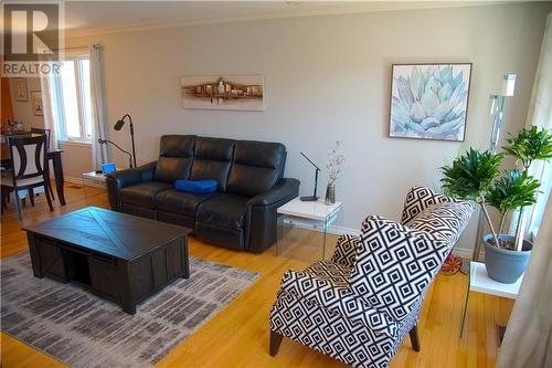 Living Room - Beautiful Hardwood Floors! - 450 Marc Andre Street, Hawkesbury, ON - Indoor Photo Showing Living Room