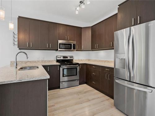 1042 Gala Crt, Langford, BC - Indoor Photo Showing Kitchen With Upgraded Kitchen