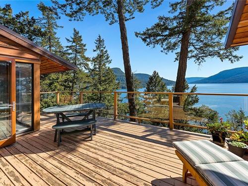 187 Quarry Dr, Salt Spring, BC - Outdoor With Body Of Water With Deck Patio Veranda With View