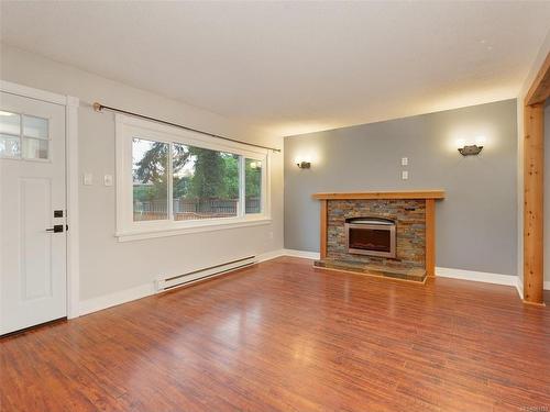 2308 Sooke Rd, Colwood, BC - Indoor Photo Showing Living Room With Fireplace