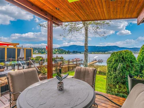 5803 Quarry Cres, Nanaimo, BC - Outdoor With Body Of Water With Deck Patio Veranda With View
