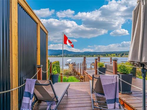 5803 Quarry Cres, Nanaimo, BC - Outdoor With Body Of Water With Deck Patio Veranda With View With Exterior