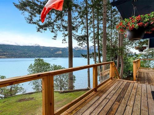 7987 Stoney Hill Rd, Duncan, BC - Outdoor With Body Of Water With Deck Patio Veranda With View