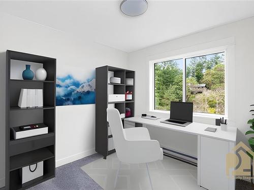817 Tomack Loop, Langford, BC - Indoor Photo Showing Office