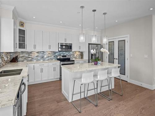 687 Leeview Lane, Colwood, BC - Indoor Photo Showing Kitchen With Upgraded Kitchen