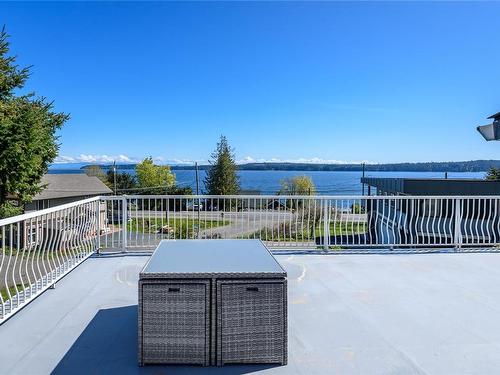 273 Lansdowne St, Union Bay, BC - Outdoor With Body Of Water With Deck Patio Veranda With View