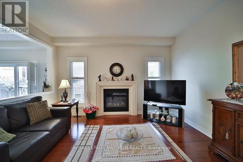 57 Credo Drive, Vaughan, ON - Indoor Photo Showing Living Room With Fireplace
