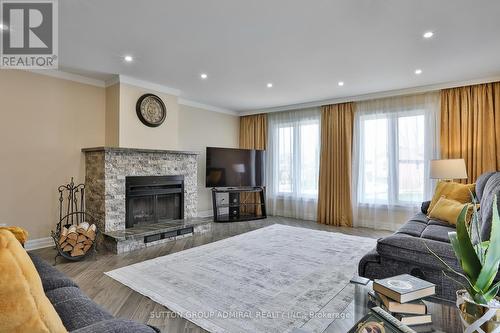 69 Mullen Drive, Ajax, ON - Indoor Photo Showing Living Room With Fireplace