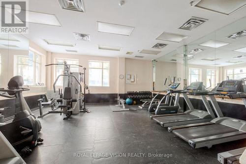 #1416 -430 Mclevin Ave, Toronto, ON - Indoor Photo Showing Gym Room