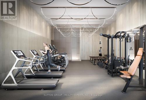 1711 - 1455 Celebration Drive, Pickering, ON - Indoor Photo Showing Gym Room