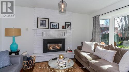 24 Douglas Drive, Barrie, ON - Indoor Photo Showing Living Room With Fireplace
