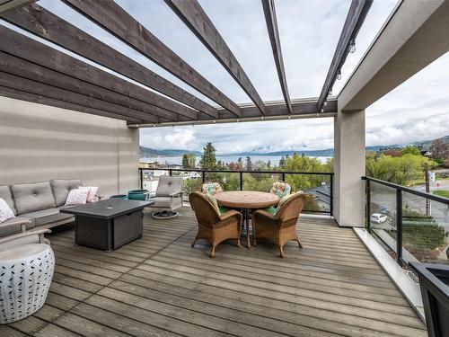 101-163 Townley Street, Penticton, BC - Outdoor With Deck Patio Veranda With Exterior