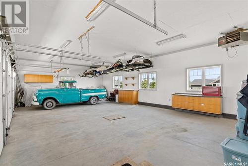 35 Longman Drive, Longlaketon Rm No. 219, SK - Indoor Photo Showing Garage