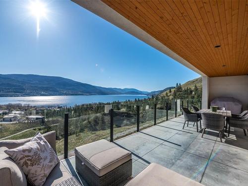 132 Skaha Hills Drive, Penticton, BC - Outdoor With Body Of Water With Deck Patio Veranda With View With Exterior