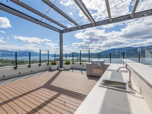 1508-1471 St Paul Street, Kelowna, BC - Outdoor With Body Of Water With Deck Patio Veranda With View
