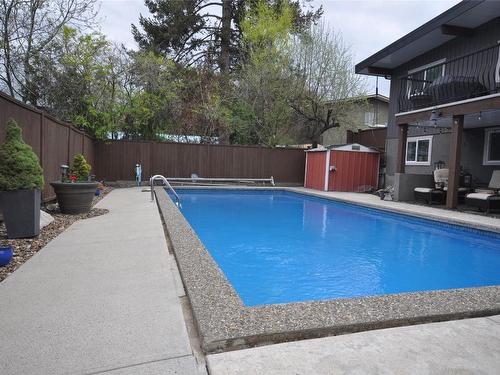 1434 Gaddes Avenue, Kelowna, BC - Outdoor With In Ground Pool With Backyard