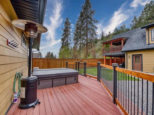 7390 Fintry Delta Road, Kelowna, BC - Outdoor With Deck Patio Veranda With Exterior