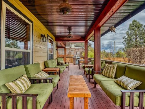 7390 Fintry Delta Road, Kelowna, BC - Outdoor With Deck Patio Veranda With Exterior