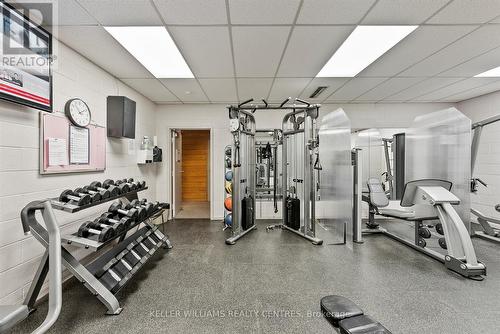 #1009 -50 Baif Blvd, Richmond Hill, ON - Indoor Photo Showing Gym Room